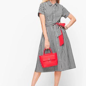Talbots Gingham Shirt Dress Size 10 New with Tags!